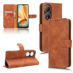 Custodia per telefono in pelle con vibrazione magnetica Skin Feel, For vivo S17 5G, For vivo Y100 5G