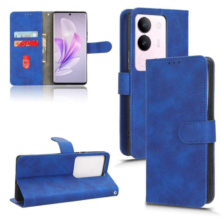 Custodia per telefono in pelle con vibrazione magnetica Skin Feel, For vivo S17 5G, For vivo Y100 5G