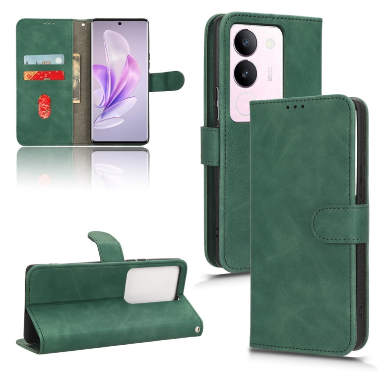 Custodia per telefono in pelle con vibrazione magnetica Skin Feel, For vivo S17 5G, For vivo Y100 5G