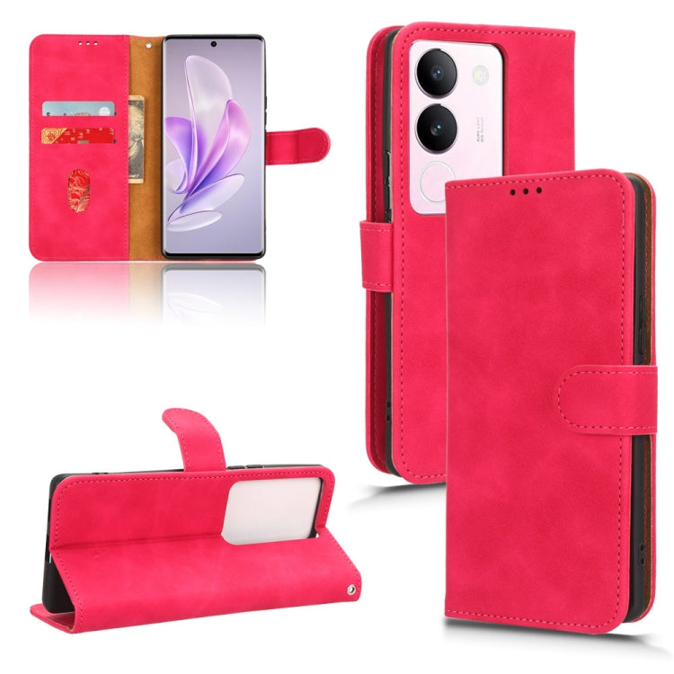 Custodia per telefono in pelle con vibrazione magnetica Skin Feel, For vivo S17 5G, For vivo Y100 5G