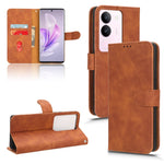 Custodia per telefono in pelle con vibrazione magnetica Skin Feel, For vivo S17 5G, For vivo Y100 5G