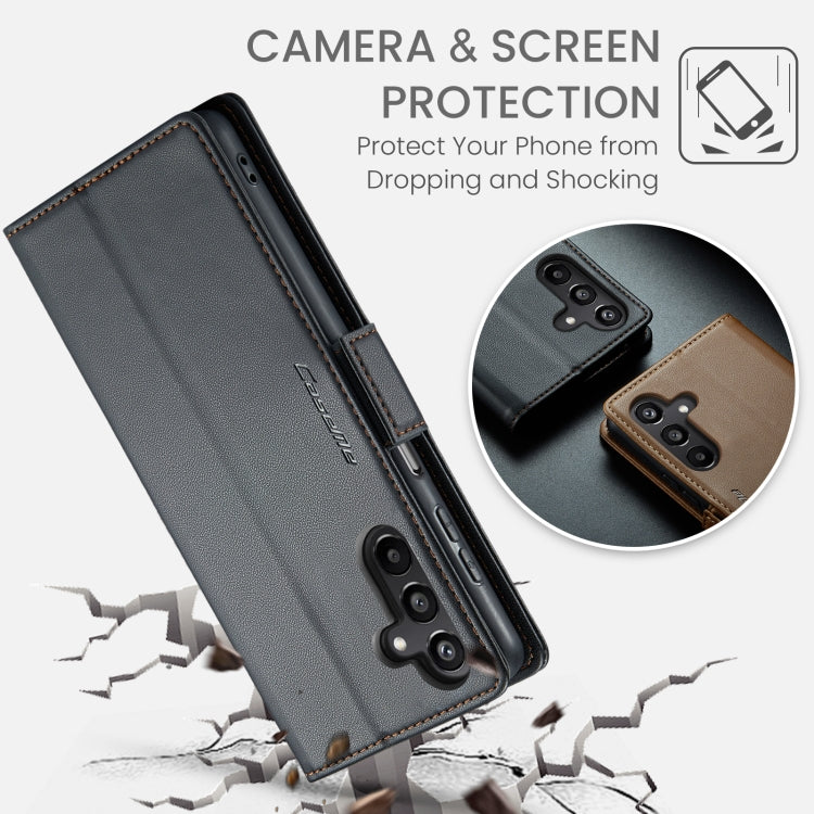 Custodia portafoglio in pelle con fibbia per Samsung Galaxy