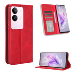 Custodia in pelle con fibbia magnetica per Vivo Y78 Plus e modelli compatibili