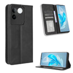 Custodia in pelle con fibbia magnetica per Vivo Y78 Plus e modelli compatibili