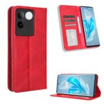 Custodia in pelle con fibbia magnetica per Vivo Y78 Plus e modelli compatibili
