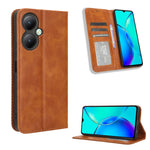 Custodia in pelle con fibbia magnetica per Vivo Y78 Plus e modelli compatibili