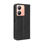 Custodia in pelle con fibbia magnetica per Vivo Y78 Plus e modelli compatibili