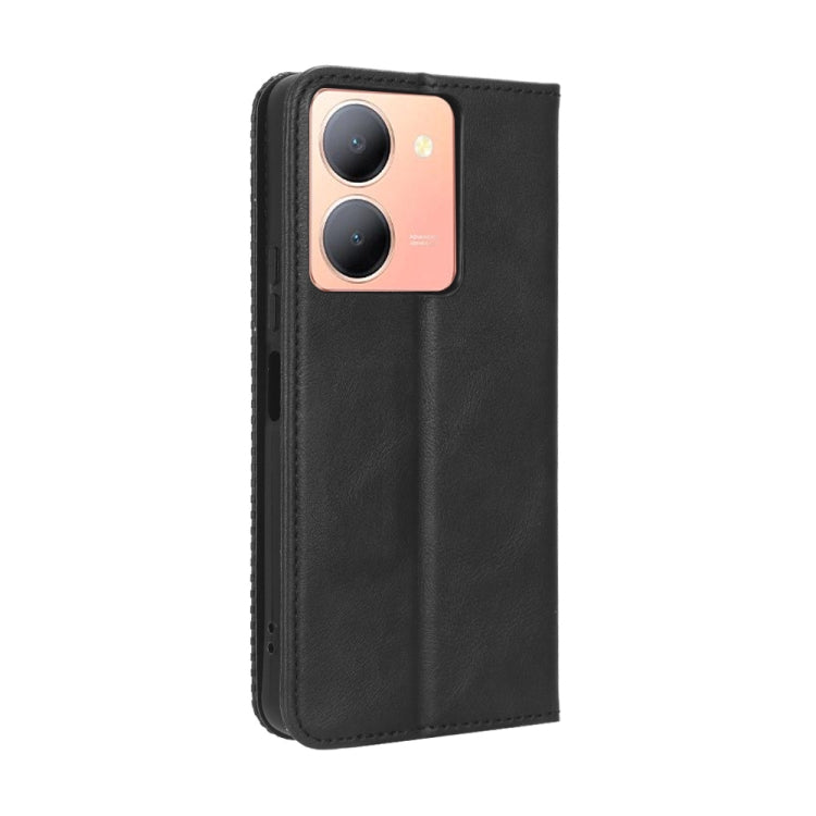 Custodia in pelle con fibbia magnetica per Vivo Y78 Plus e modelli compatibili