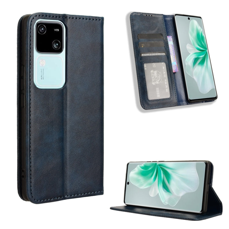Custodia in pelle con fibbia magnetica per Vivo V30 Pro, V30, S18, S18 Pro
