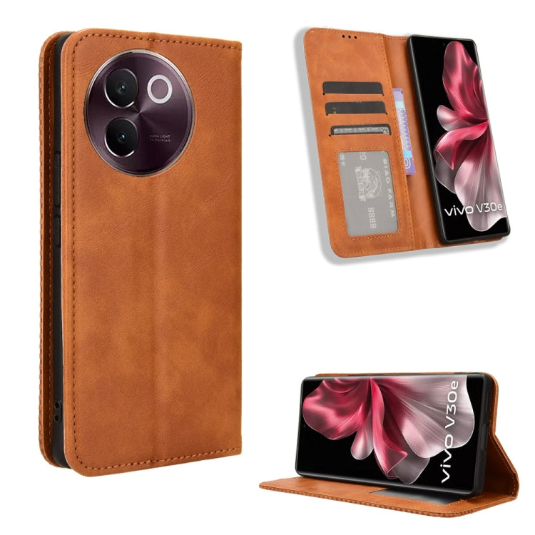 Custodia in pelle con fibbia magnetica per Vivo S19 5G