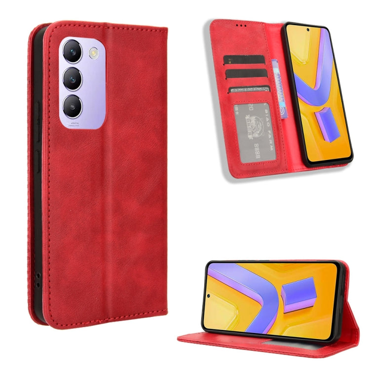 Custodia in pelle con fibbia magnetica per Vivo V30 Pro, V30, S18, S18 Pro