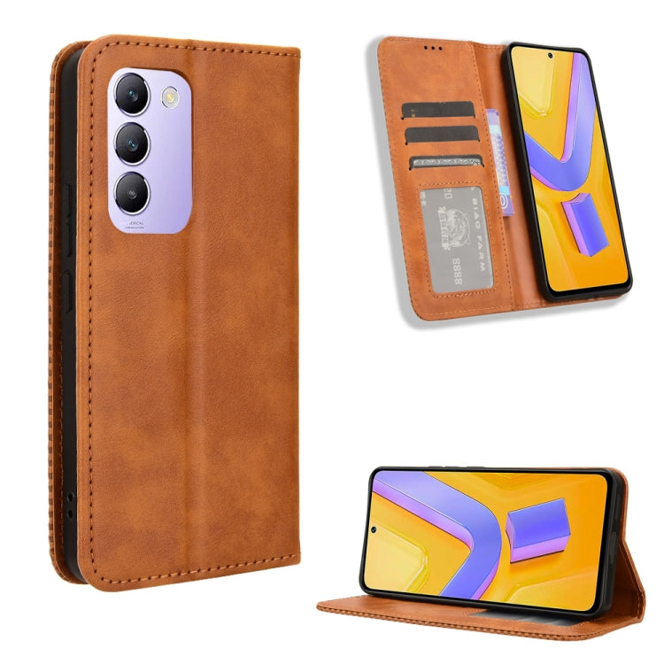 Custodia in pelle con fibbia magnetica per Vivo V30 Pro, V30, S18, S18 Pro