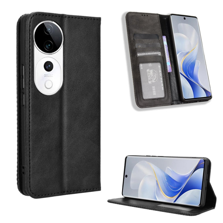Custodia in pelle con fibbia magnetica per Vivo S19 5G