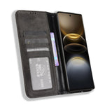 Custodia in pelle con fibbia magnetica per Vivo V30 Pro, V30, S18, S18 Pro