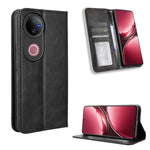Custodia in pelle con fibbia magnetica per Vivo Y04 4G e Y29s 5G