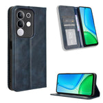 Custodia in pelle con fibbia magnetica per Vivo Y04 4G e Y29s 5G