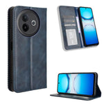 Custodia in pelle con fibbia magnetica per Vivo Y04 4G e Y29s 5G