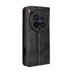 Custodia in pelle con fibbia magnetica per Vivo Y04 4G e Y29s 5G