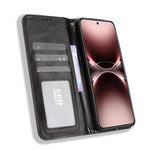 Custodia in pelle con fibbia magnetica per Vivo Y04 4G e Y29s 5G