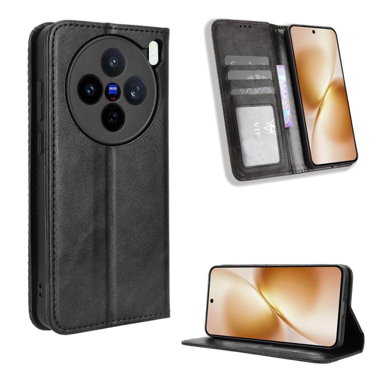 Custodia in pelle con fibbia magnetica per Vivo X200s 5G