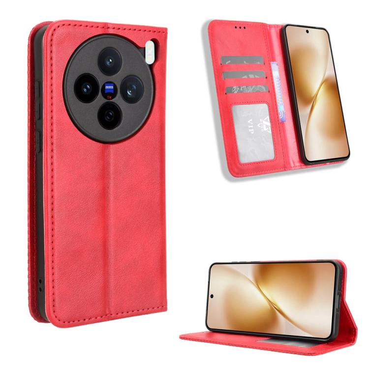 Custodia in pelle con fibbia magnetica per Vivo X200s 5G