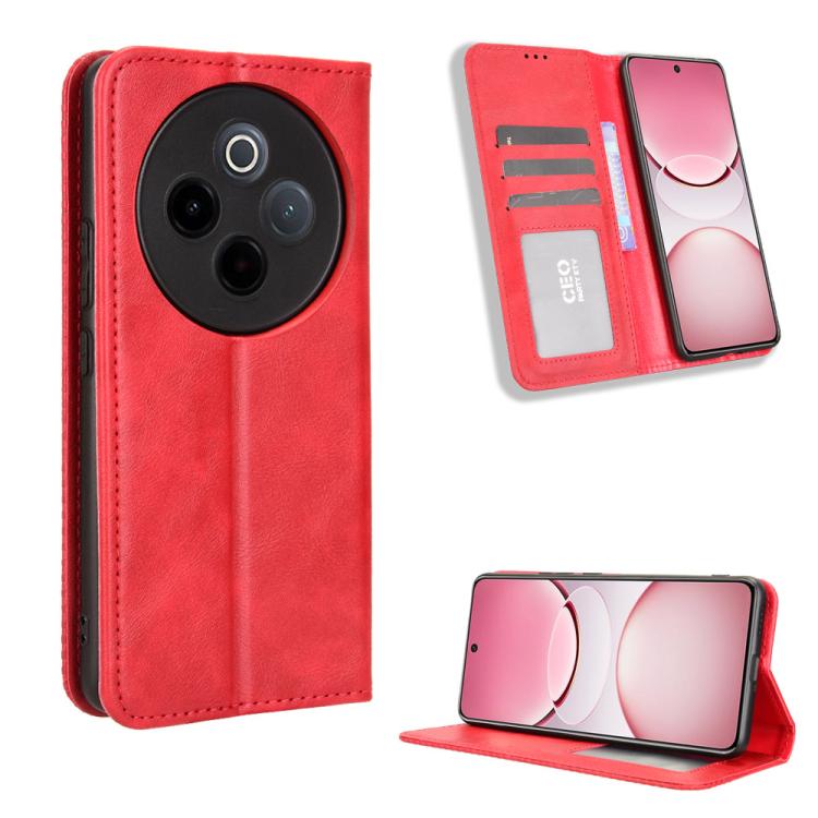 Custodia in pelle con fibbia magnetica per Vivo X200s 5G