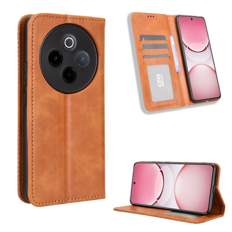 Custodia in pelle con fibbia magnetica per Vivo X200s 5G