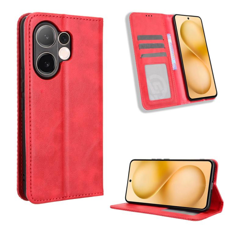 Custodia in pelle con fibbia magnetica per Vivo X200s 5G