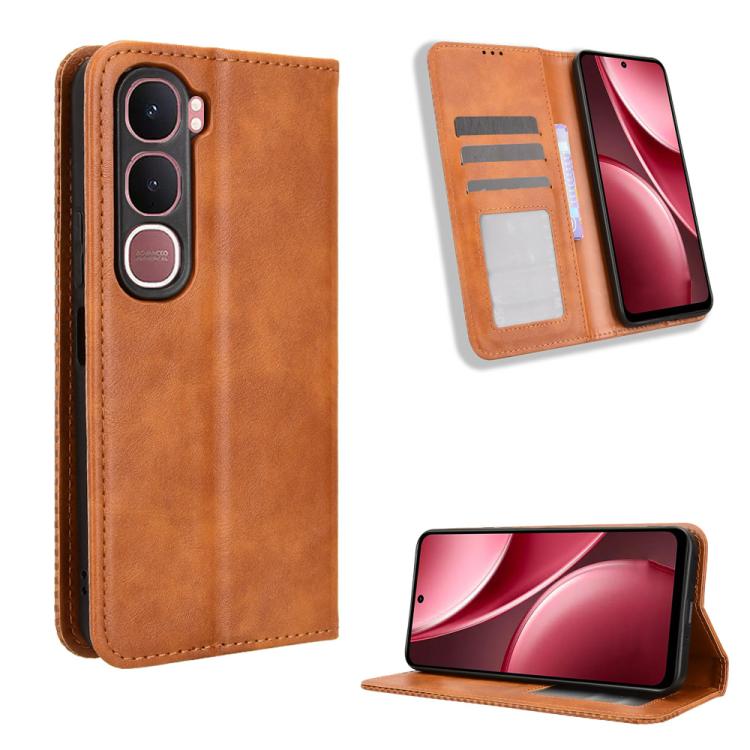 Custodia in pelle con fibbia magnetica per Vivo X200s 5G