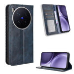 Custodia in pelle con fibbia magnetica per Vivo X300 e modelli compatibili