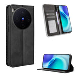 Custodia in pelle con fibbia magnetica per Vivo X300 e modelli compatibili