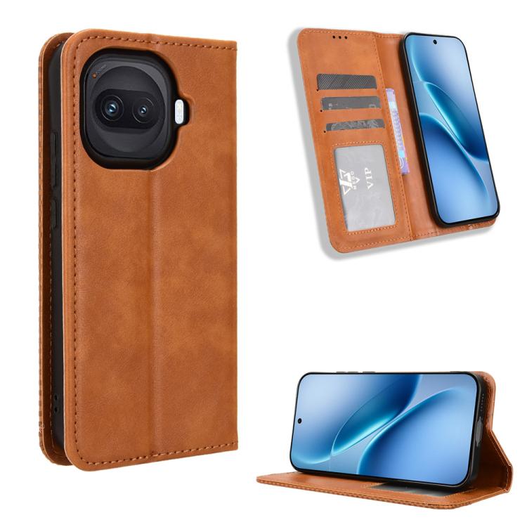 Custodia in pelle con fibbia magnetica per Vivo iQOO Z11 Turbo 5G e 15R 5G