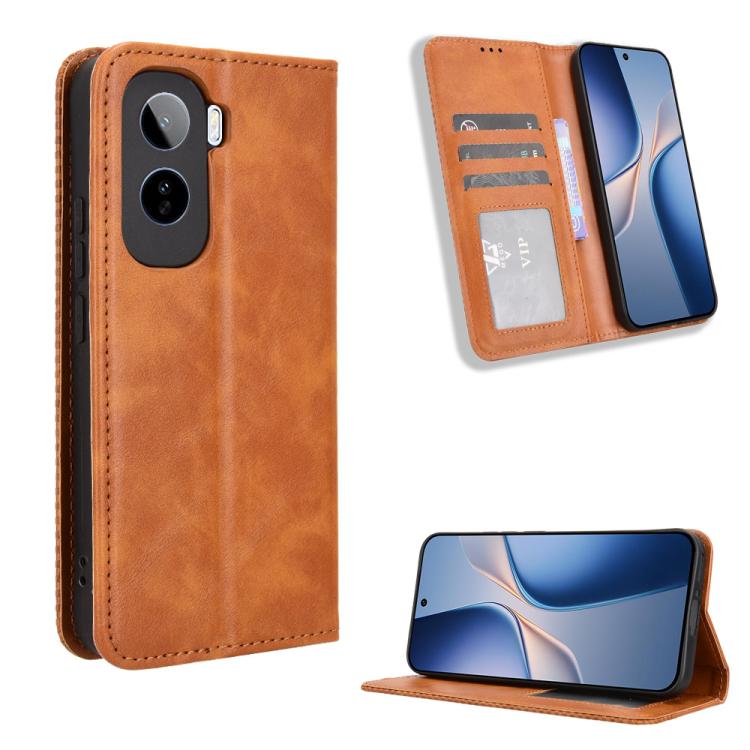 Custodia in pelle con fibbia magnetica per Vivo iQOO Z11 Turbo 5G e 15R 5G