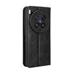 Custodia in pelle con fibbia magnetica per Vivo X300 e modelli compatibili