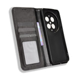 Custodia in pelle con fibbia magnetica per Vivo X300 e modelli compatibili