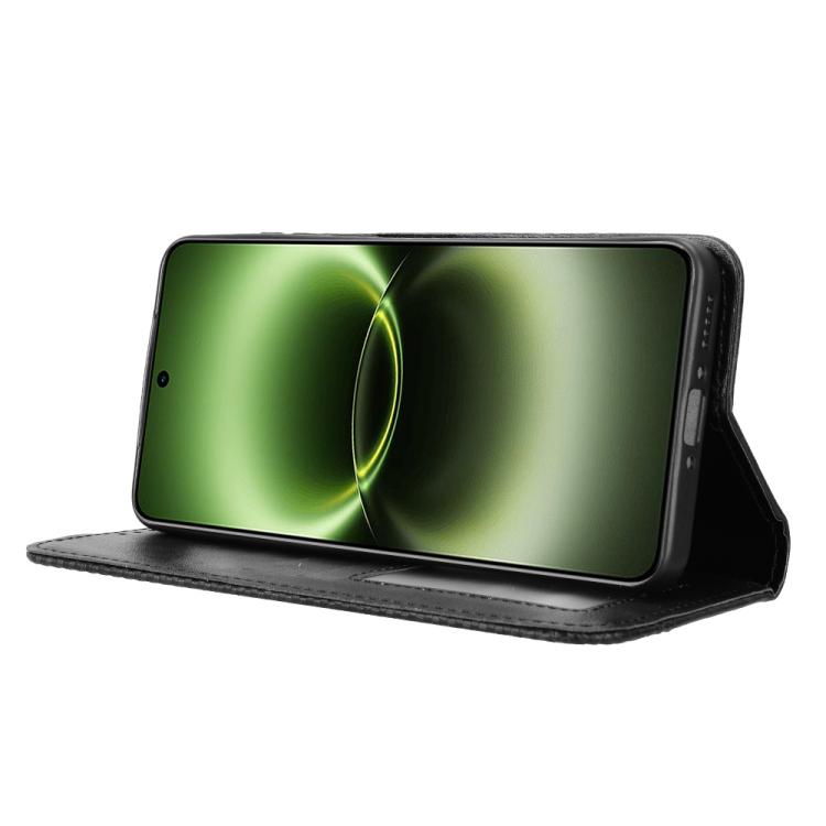 Custodia in pelle con fibbia magnetica per Vivo X300 e modelli compatibili