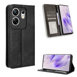 Custodia in pelle con fibbia magnetica per Infinix Hot 40 e modelli compatibili