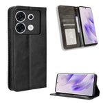 Custodia in pelle con fibbia magnetica per Infinix Hot 40 e modelli compatibili