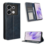 Custodia in pelle con fibbia magnetica per Infinix Hot 40 e modelli compatibili