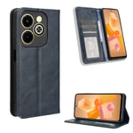 Custodia in pelle con fibbia magnetica per Infinix Hot 40 e modelli compatibili