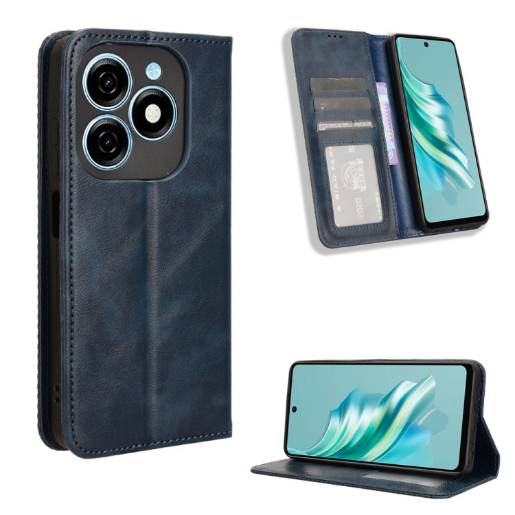 Custodia in pelle con fibbia magnetica per Tecno Spark 20 4G