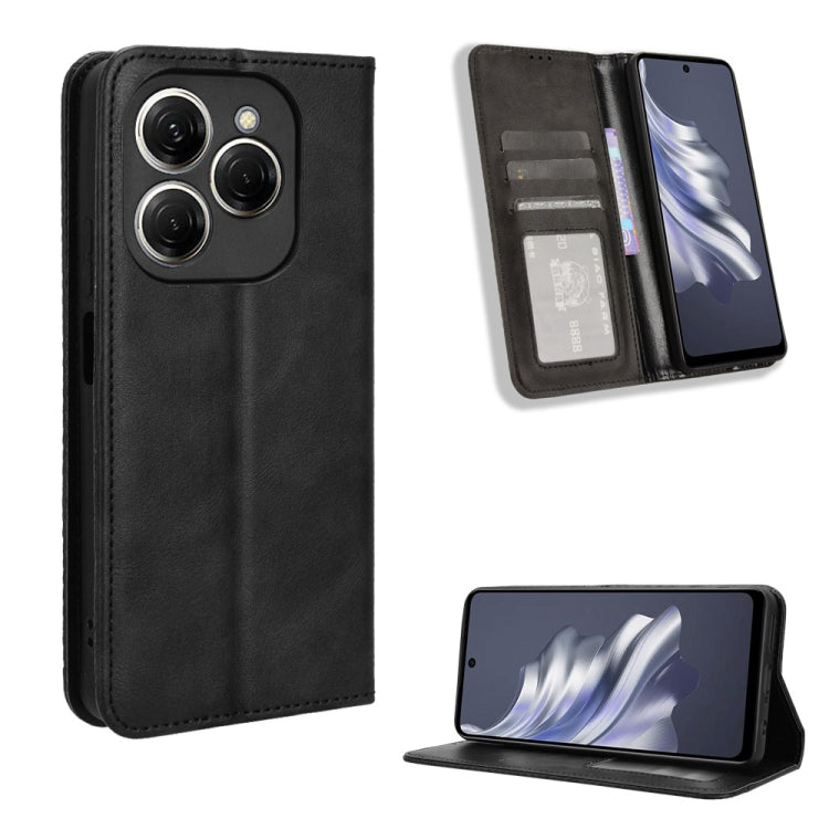 Custodia in pelle con fibbia magnetica per Tecno Spark 20 4G