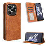 Custodia in pelle con fibbia magnetica per Tecno Spark 20 4G