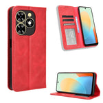 Custodia in pelle con fibbia magnetica per Tecno Spark 20 4G
