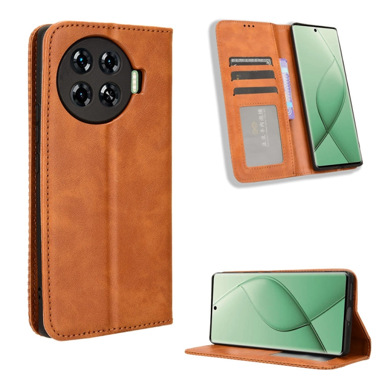 Custodia in pelle con fibbia magnetica per Tecno Spark 20 4G