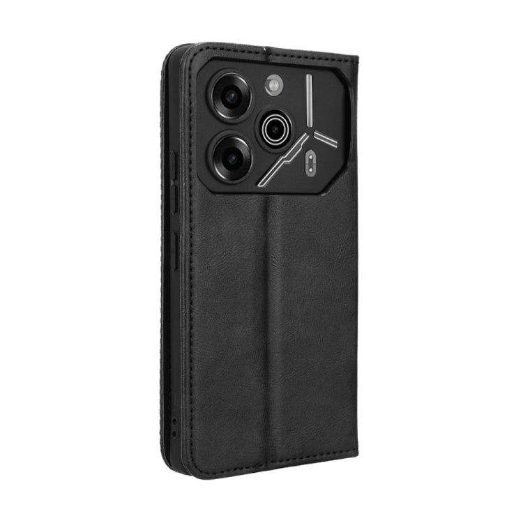 Custodia in pelle con fibbia magnetica per Tecno Spark 20 4G