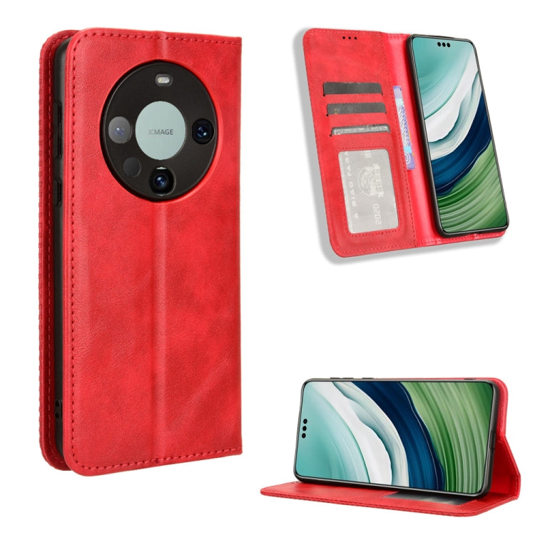Custodia in pelle con fibbia magnetica per Huawei nova Y72 e Enjoy 70