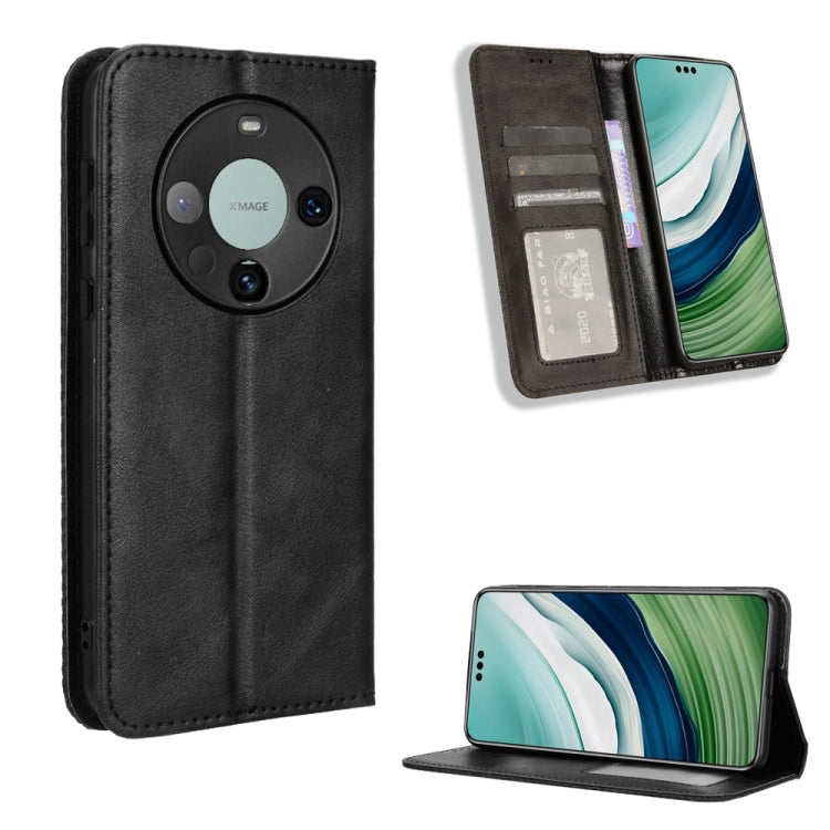 Custodia in pelle con fibbia magnetica per Huawei nova Y72 e Enjoy 70