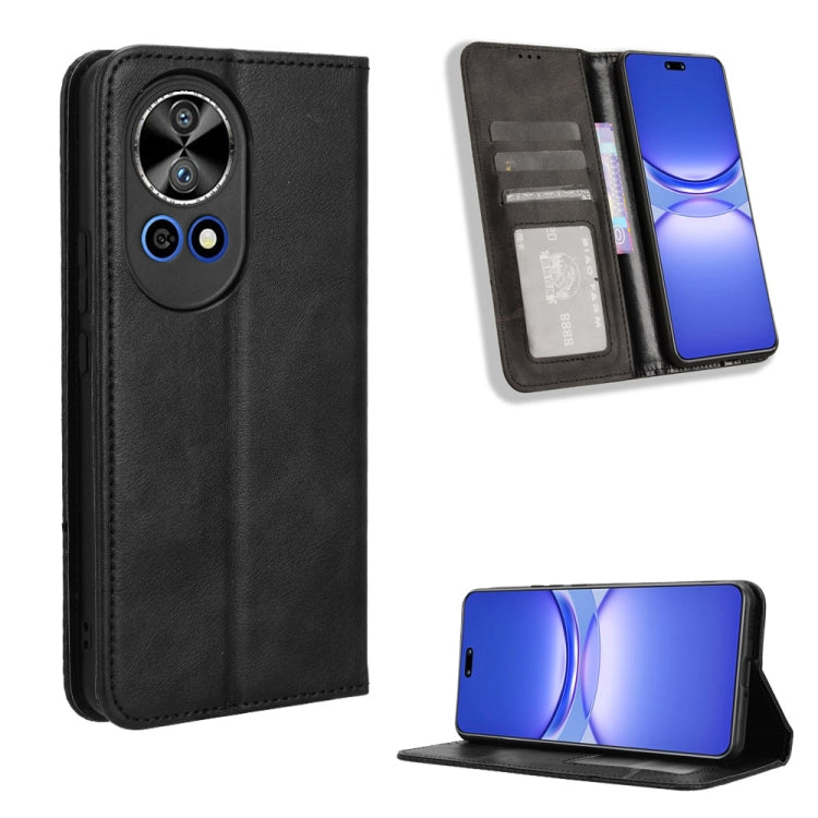 Custodia in pelle con fibbia magnetica per Huawei nova Y72 e Enjoy 70