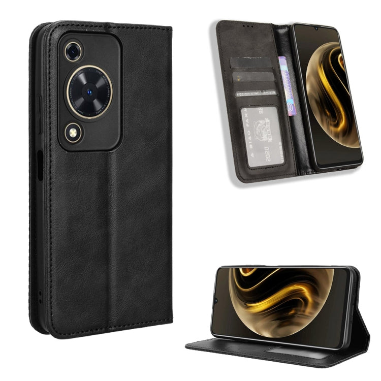 Custodia in pelle con fibbia magnetica per Huawei nova Y72 e Enjoy 70